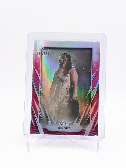 2026 Topps Chrome WWE Nikki Cross #132 Magenta Refractor 247/399 BC0124