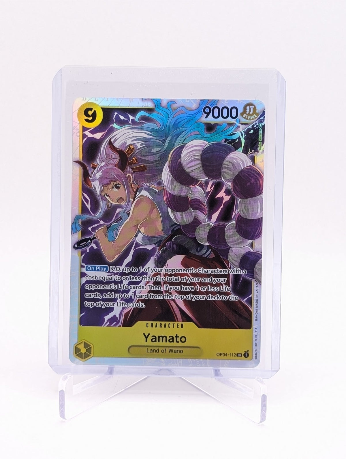 One Piece TCG Yamato OP04-112 SR The Best Premium Booster PRB-01 BC0325