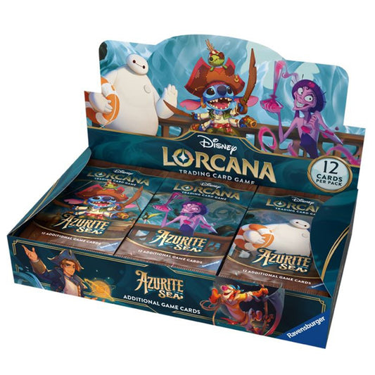 Disney Lorcana Trading Card Game: Azurite Sea Booster Box