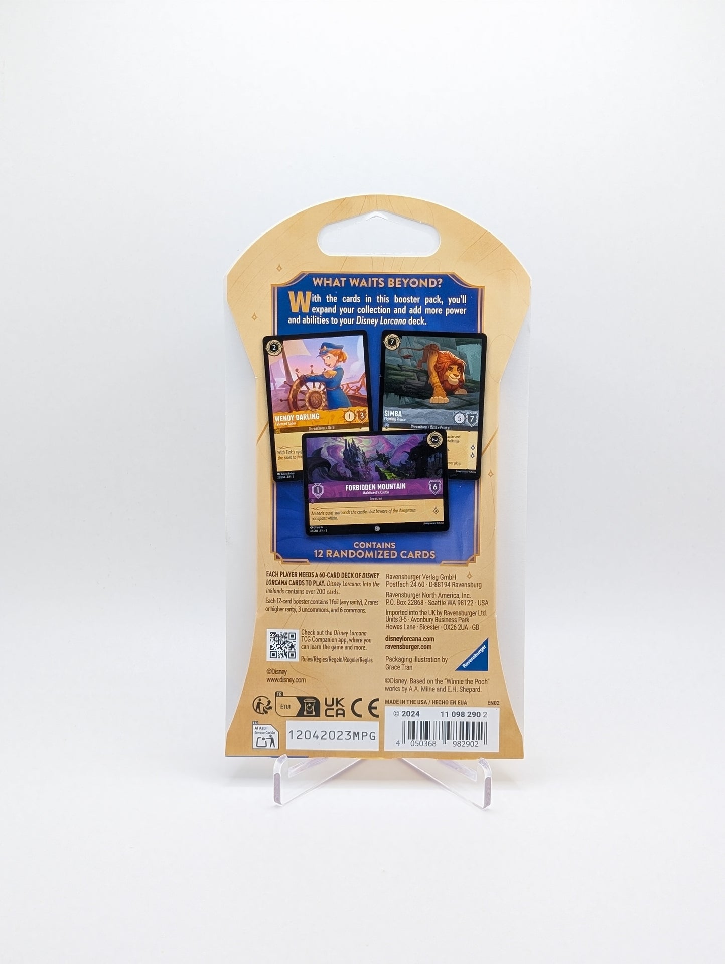 Disney Lorcana Chapter 3: Into the Inklands Sealed Booster Pack - (1) Pack