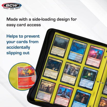 BCW Side Loading 18-Pocket Pro Pages-Yellow LTD STOCK