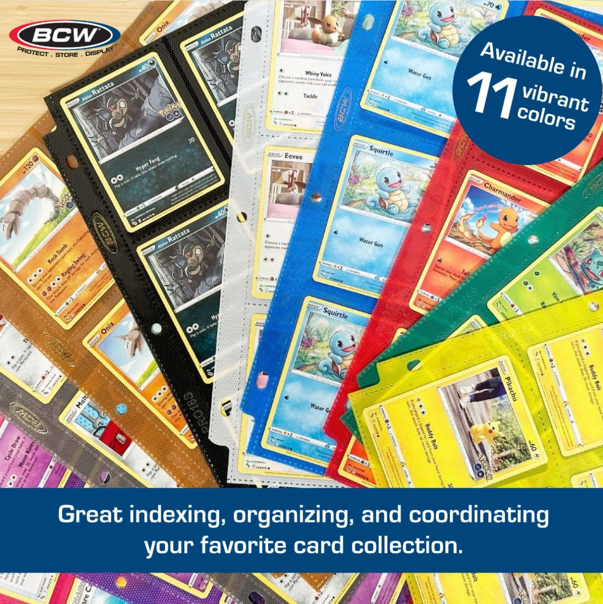 BCW Side Loading 18-Pocket Pro Pages-Yellow LTD STOCK