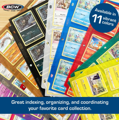 BCW Side Loading 18-Pocket Pro Pages-Yellow LTD STOCK