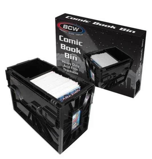 BCW Short Comic Book Bin - Black