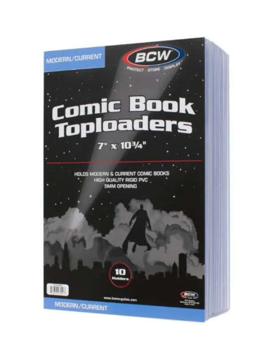 BCW Comic Book Toploader Holder - Current/Modern Pack (10ct)