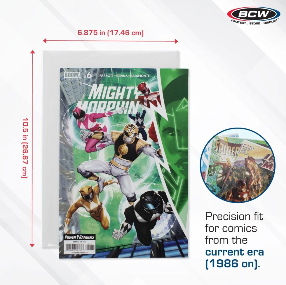 BCW Premade® Resealable Current Comic Bag and Board
