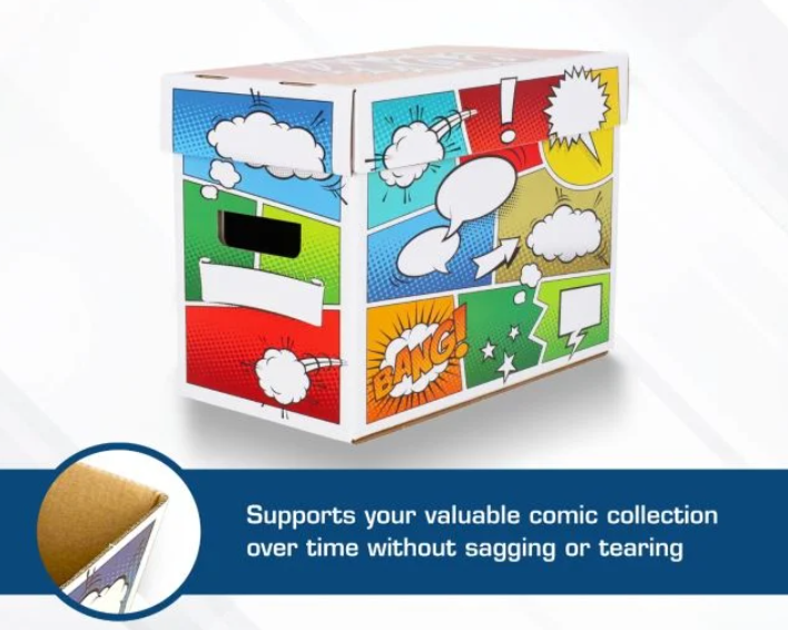 BCW Short Comic Storage Box - Art - Pow