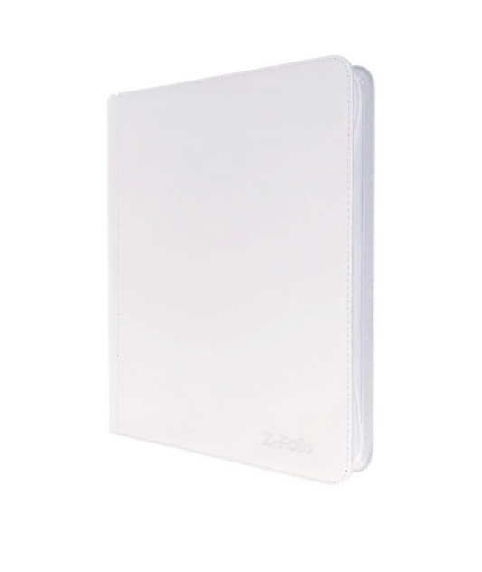 BCW Z-Folio 9-Pocket LX Album - Toploaders - White