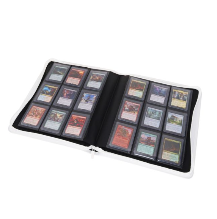 BCW Z-Folio 9-Pocket LX Album - Toploaders - White