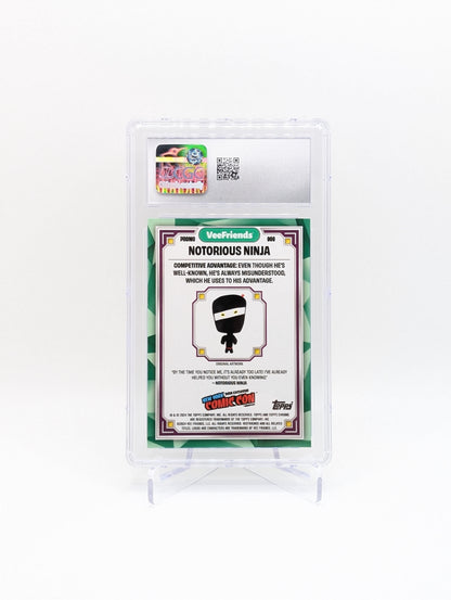 2024 Topps Chrome Veefriends Notorious Ninja NYCC Exclusive CGC 9.5