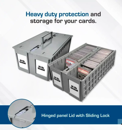 BCW Graded Card Bin - 2 Row - Gray