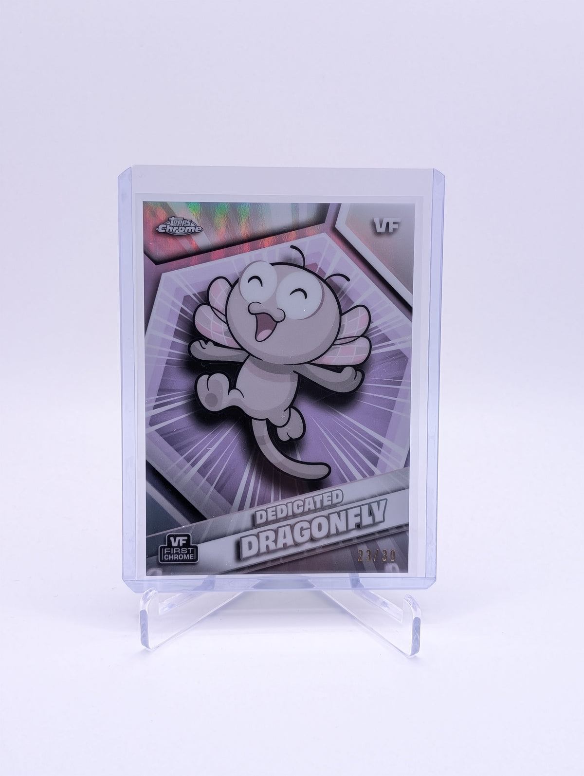 2026 Topps Chrome Veefriends Dedicated Dragonfly PEARL Refractor 23/30 BC0124