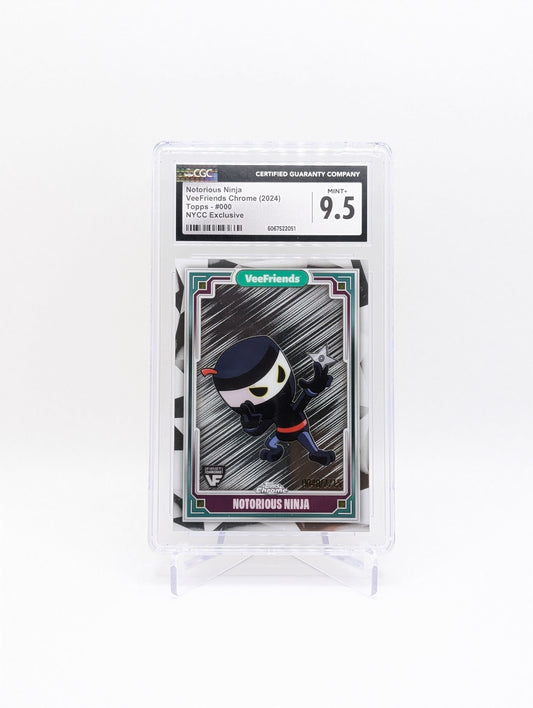 2024 Topps Chrome Veefriends Notorious Ninja NYCC Exclusive CGC 9.5