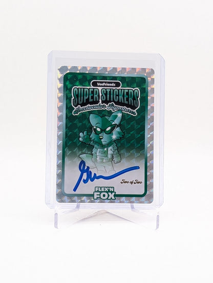 2025 Veefriends Spectacular Series Flex N' Fox EMERALD SPEC 2/2 Gary Vee Autograph