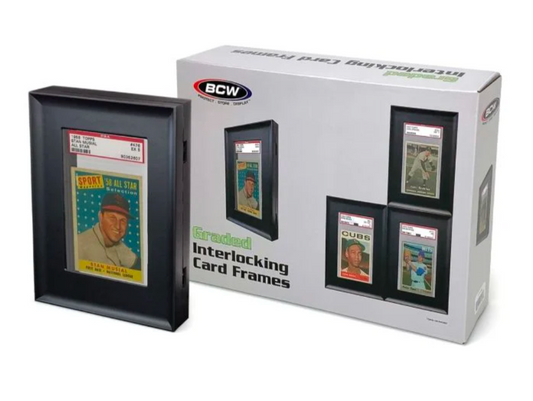 BCW Interlocking Graded Card Frames - Black