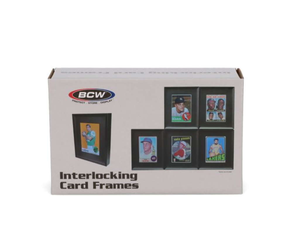 BCW Interlocking Card Frames - Black