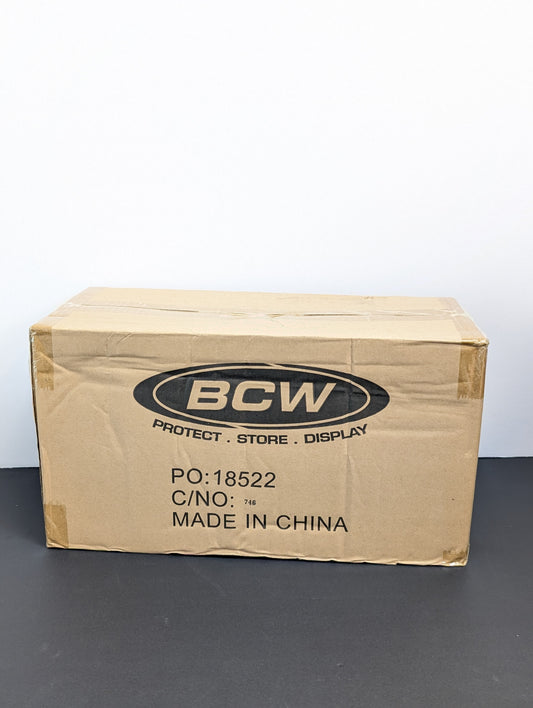 BCW 3X4 Standard Top Loaders Case (1000ct)